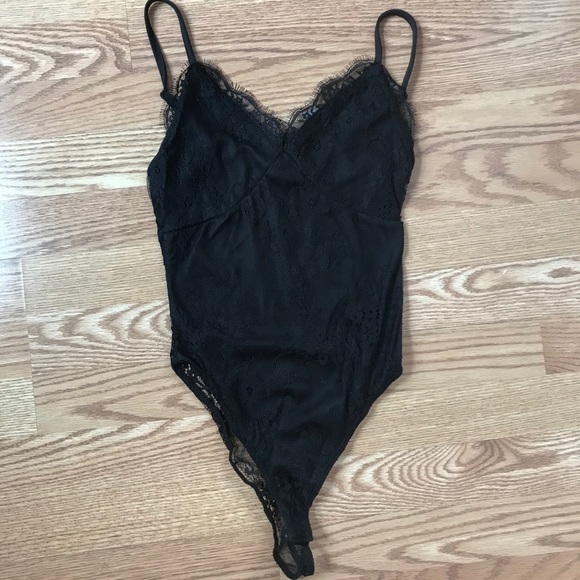Francesca's Collections Tops - Brand New Black Lace Bodysuit